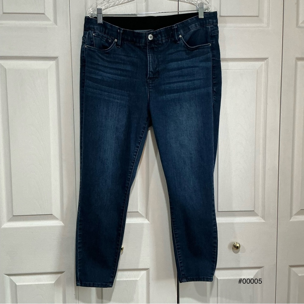 🤎 REBEL Rebel Wilson x Angels The Super Bass Blue Denim Ankle Jeans - 16W